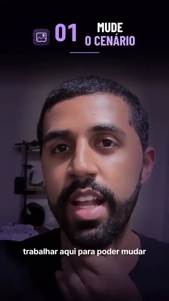 O vídeo pronto, no estilo Ícones e legendas
