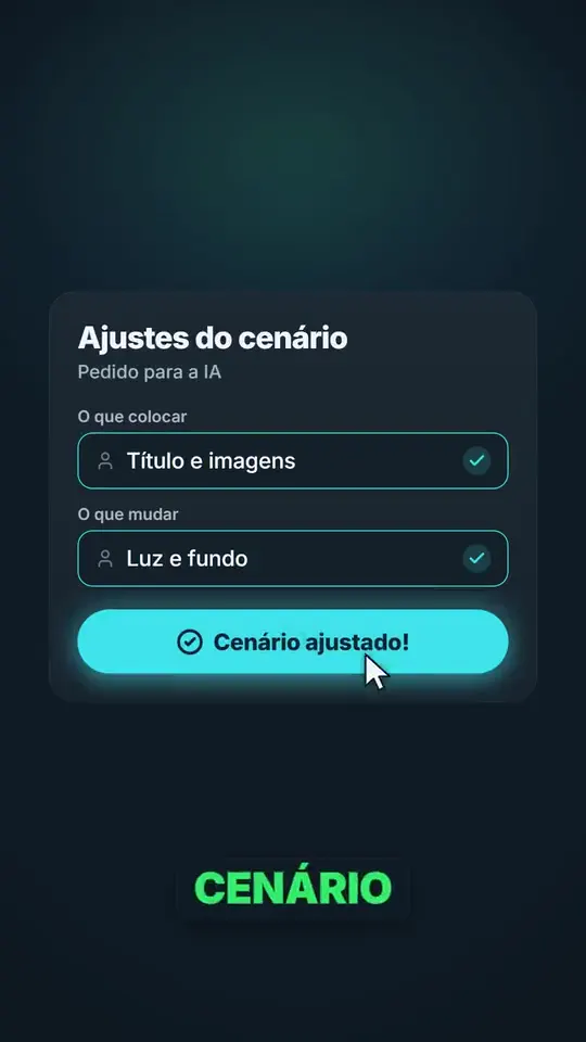 A edição em marinho com verde
