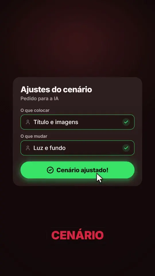A mesma edição em vermelho